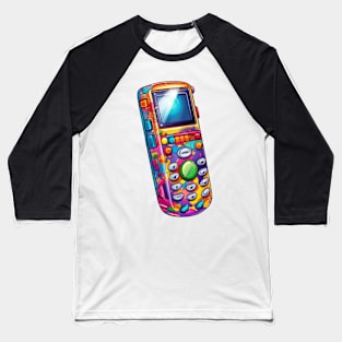 Retro 90s Mobile Phone Baseball T-Shirt